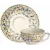 Toscana Tea Cups & Saucers 6 3/4 Oz, 6" Dia, Set of 2