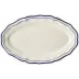 Filet Cobalt Oval Platter 16" Dia
