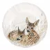 Sologne Canape Plate Fawns 6 7/16" Dia