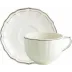 Filet Taupe Jumbo Cup & Saucer 11 Oz, 7 1/2" Dia