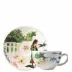 Route Des Indes Tea Saucer 18 1/4" x 14 5/16"