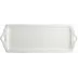 Rocaille White Oblong Serving Tray 15 3/8" x 6"
