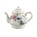 Dominote Hand Painted Teapot 10 1/4" Dia