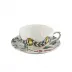 Dominote Hand Painted Breakfast Cup & Saucer 8 Oz