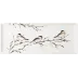 Les Oiseaux De La Foret Oblong Serving Tray 14 3/16 x 6 1/8"