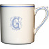 Filet Blue Monogram Mug 10 oz.