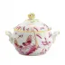 Oro Di Doccia Magenta Tea Sugar Bowl With Cover For 6 15 oz