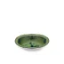 Oriente Italiano Malachite Antico Doccia Deep Oval Tray Cm 25 In. 9,8