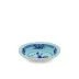 Oriente Italiano Iris Antico Doccia Deep Oval Tray Cm 25 In. 9,8