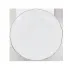 Corona Platino Flat Bread Plate 6 3/4 in