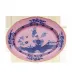 Oriente Italiano Azalea Oval Flat Platter 15 in