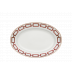 Catene Scarlatto Oval Flat Platter 13 1/4 in