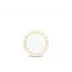 Catene Cachemire Flat Dessert Plate Cm 22 In. 7 3/4 Impero Shape