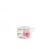 Florenza - Malva Fondo Bianco Impero Tea Cup Cc 220 Oz. 7,4