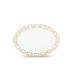 Catene Cachemire Impero Oval Flat Platter Cm 34 In. 13,4