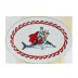 Il Viaggio Di Nettuno Dolphin White Oval Flat Platter 13 1/4 in