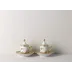 Oriente Italiano Aurum Coffee Cup With Plate And Cover. Set For Two