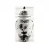 Oriente Italiano Albus Potiche Vase With Cover In. 15 Cm 38