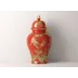 Oriente Italiano Rubrum Potiche Vase With Cover in 15 cm 38