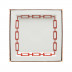 Catene Scarlatto Large Squared Vide Poche 9 1/2 in