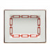 Catene Scarlatto Rectangular Vide Poche 6 X 7 in