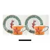 Il Viaggio Di Nettuno Set Of 2 Tea Cups With Saucers 4 Pcs.