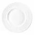 Feeling Bianco Dessert Plate With Reliefs Cm 22 In. 8 1/2