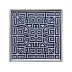 Labirinto Zaffiro Vide Poche Squared Plate Cm 30 In. 18 1/4