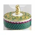 Totem Scimmia Round Box With Cover And Monkey Knob Cm 13