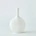 Silhouette Vase - White - Round