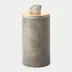 Quarry Grey/Gold Leaf Jar Medium