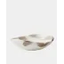 Palermo Striped Gray Folded Plate Small