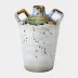 Volcan Gray/Reactive Green Handled Jar Large