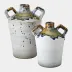 Volcan Gray/Reactive Green Handled Jar Small