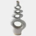 Token Gray Splotch Vase Small