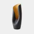 Avian Black/Gold Vase 22"H x 7"W x 8"D
