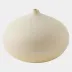 Mottled Bulb Ivory Vase Large