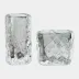 Maude Gray Quilted Vase Wide