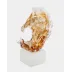 Miniature Tidal Wave Brown Sculpture Small