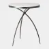 Tripod Table with Grey Marble Top Large