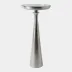 Minaret Satin Nickel Accent Table Large