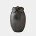 Sand Dollar Black Vase Large