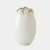 Sand Dollar White Vase Large