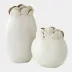 Sand Dollar White Vase Small