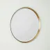 Hudson Brass Round Mirror 32"H x 32"W x 2"D