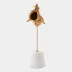 Shells on Marble Miter Gold Leaf Small