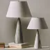 K'Lee Gray Conical Lamp 24"H x 16"W x 16"D