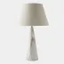 K'Lee Beige Conical Lamp 33"H x 20"W x 20"D