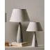 K'Lee Beige Conical Lamp 24"H x 16"W x 16"D