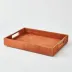 Posh Tray - Rust Suede - Large